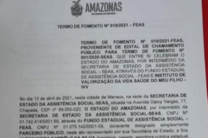 TERMO DE FOMENTO 019/2021 - SEAS